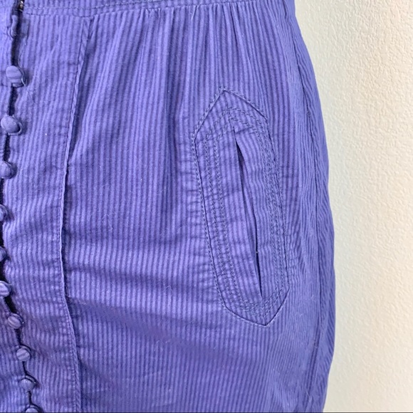 Anthropologie Maeve Pin Stripe Button Up Dress - Picture 4 of 8